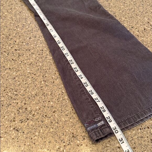 AMERICAN EAGLE Vintage 90s Y2K Corduroy Carpenter Pants Embroidered Hem Bootcut - Picture 10 of 14